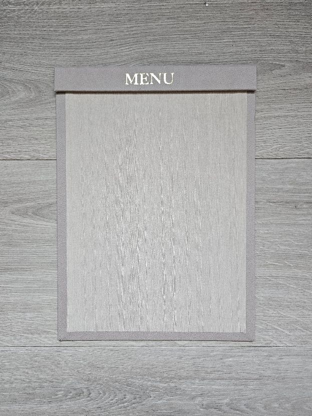 A4 SINGLE MENU BEIGE 12250